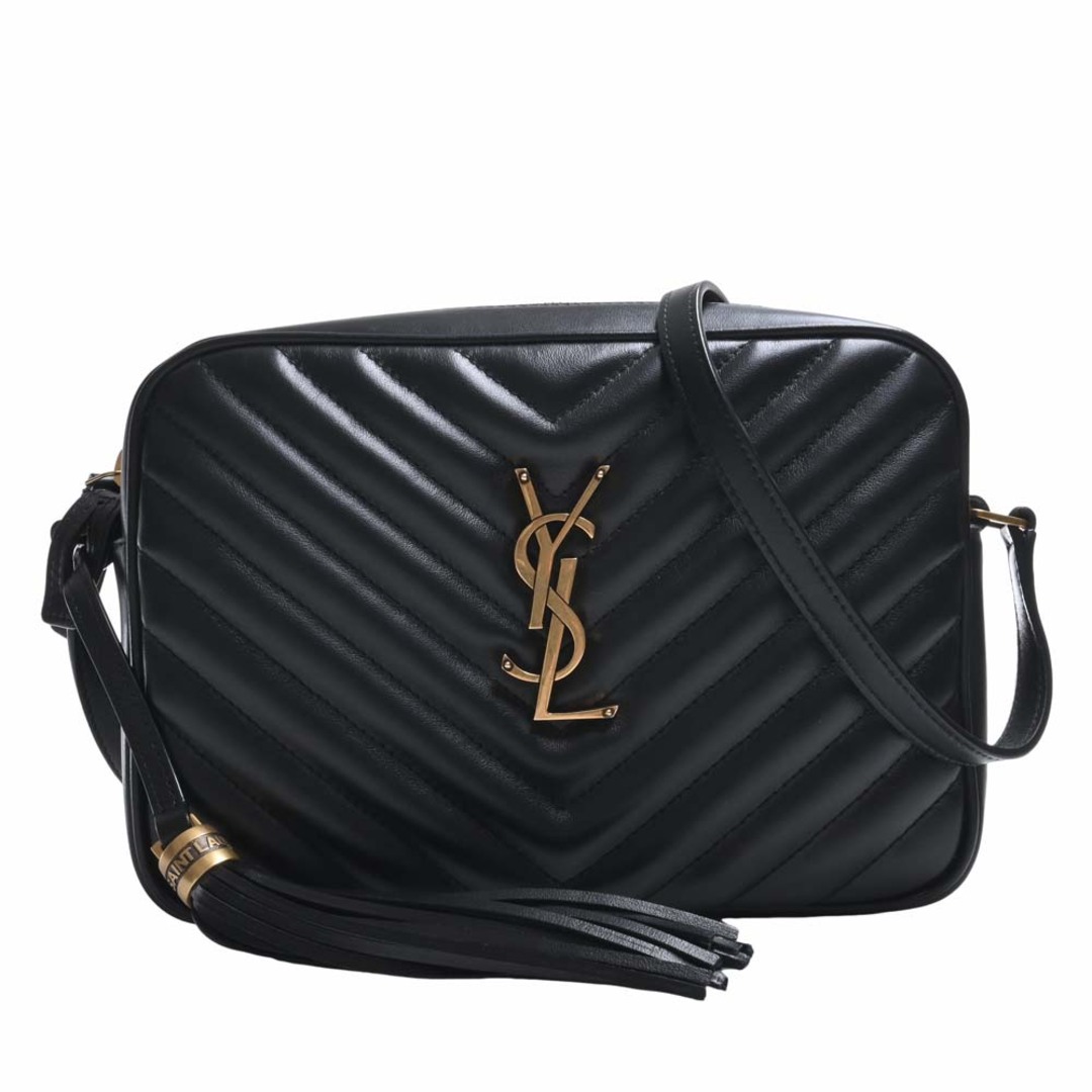 レディースSAINT LAURENT サンローラン レザー ルーカメラバッグ ショルダーバッグ 612544 ブラック by