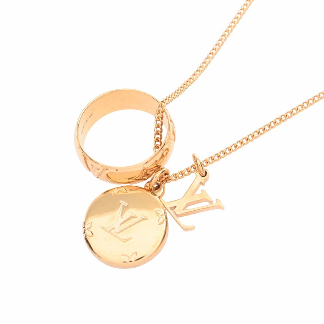 LOUIS VUITTON ルイヴィトン モノグラム リングネックレス M80189