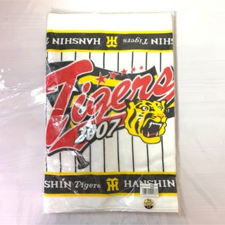 ハンシンタイガース(阪神タイガース)の【新品】阪神タイガース 承認 虎 フェイスタオル 2007 応援グッズ マフラー(応援グッズ)