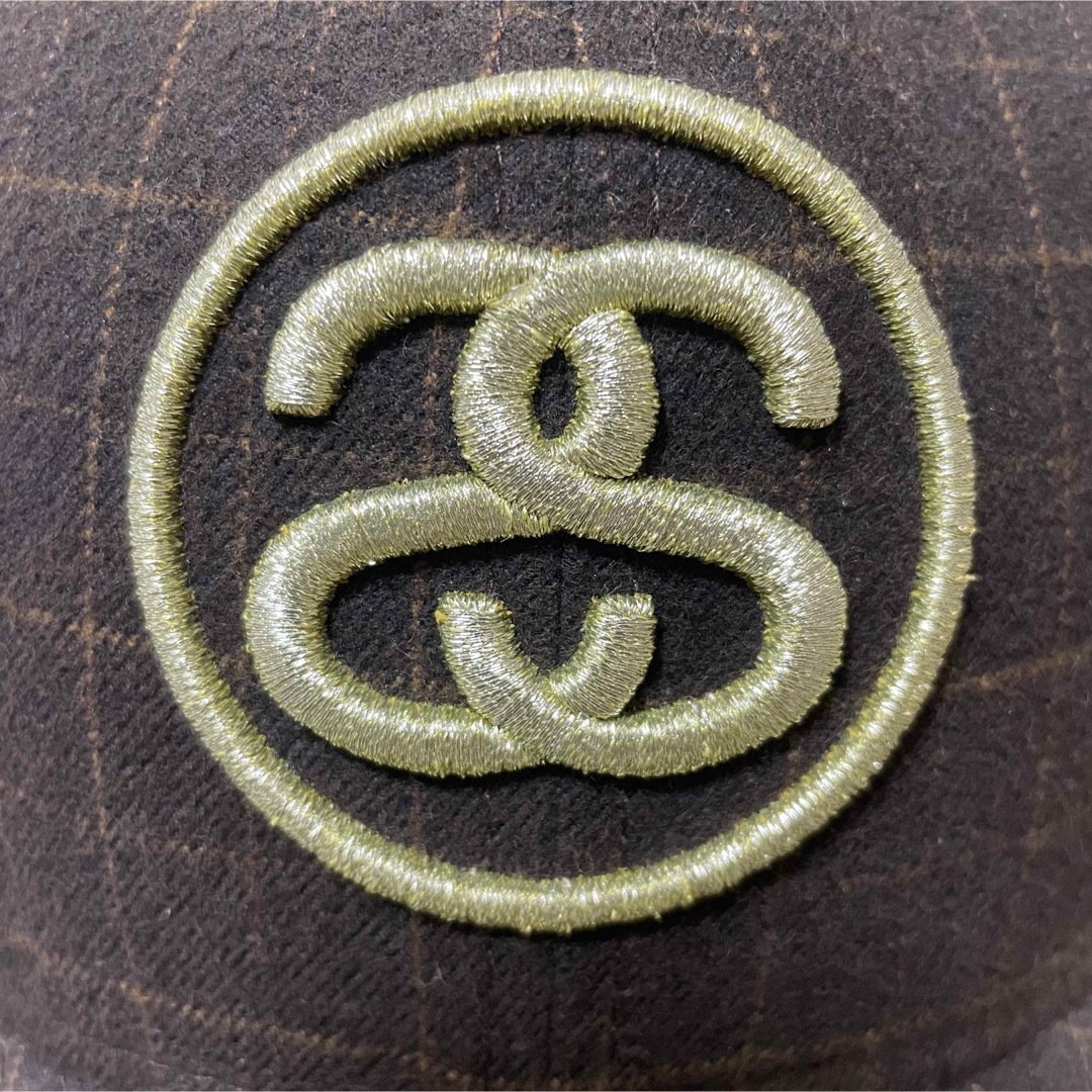 STUSSY SSリンク刺繍 NEWERA CAP 59.6cm