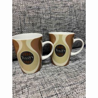 タリーズコーヒー(TULLY'S COFFEE)のTULLYS タリーズ マグカップ 10周年記念　2個(グラス/カップ)