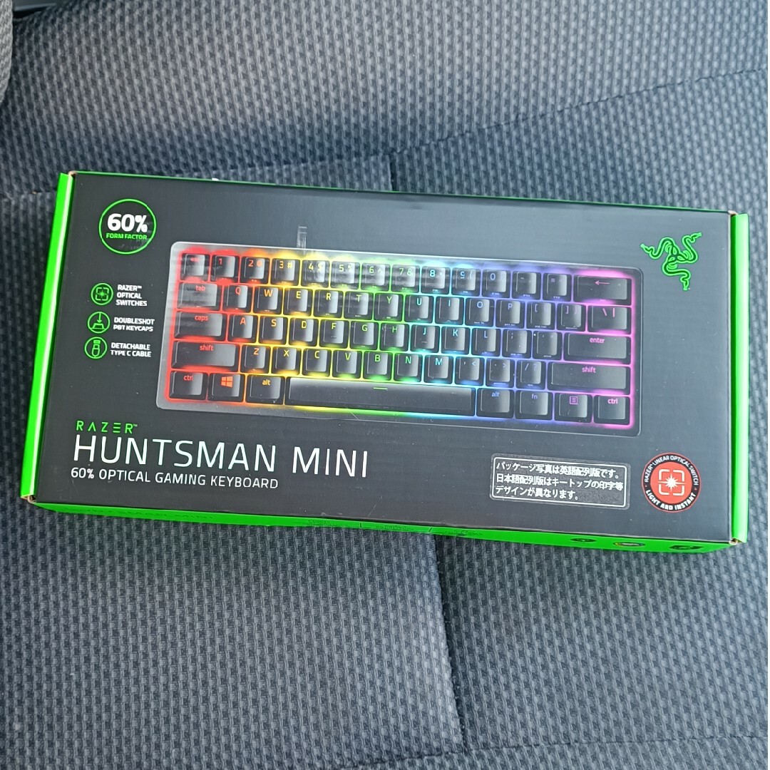 PC/タブレットRazer  Huntsman Mini BLACK