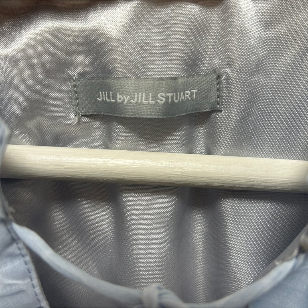 JILL by JILLSTUART(ジルバイジルスチュアート)のJILL by JILLSTUART シュリンクコットンワンピース　ブルー レディースのワンピース(ロングワンピース/マキシワンピース)の商品写真