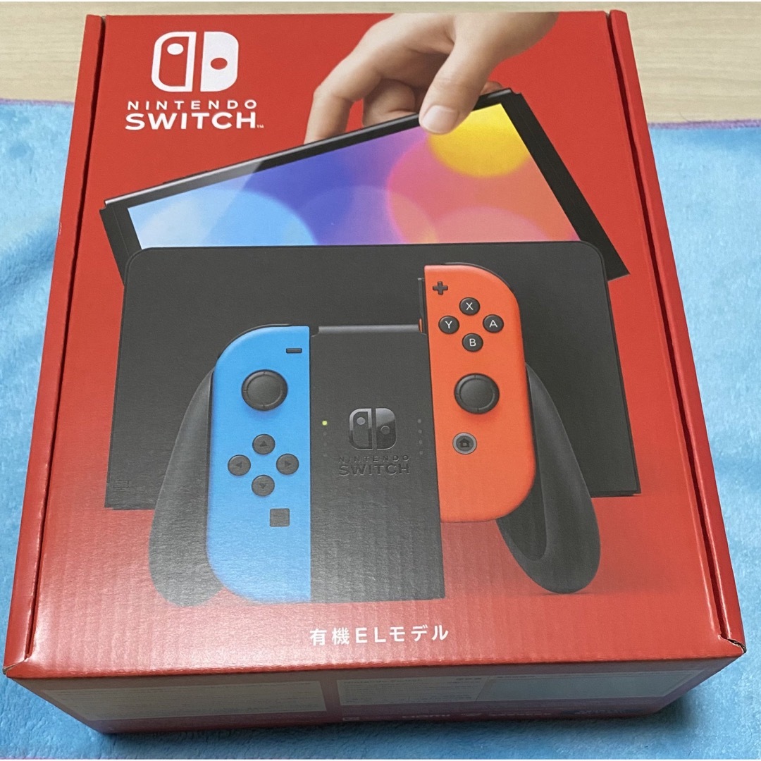 新品未開封品 Nintendo Switch(有機ELモデル)ネオンブルーネオ | www ...