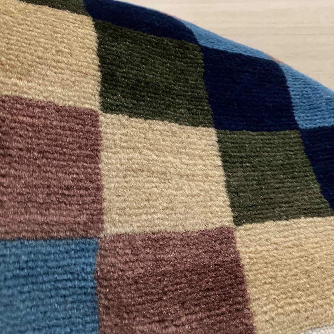 パキスタンラグ　手織り絨毯　ミニラグ　30cmx33cm 6