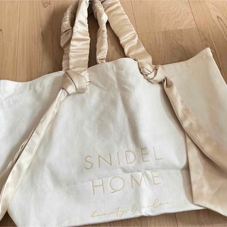 スナイデルホーム(SNIDEL HOME)のSNIDEL HOME トートバッグ(大) イエロー(トートバッグ)