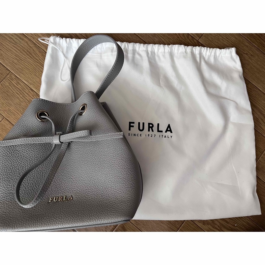 FURLA グレー バッグ