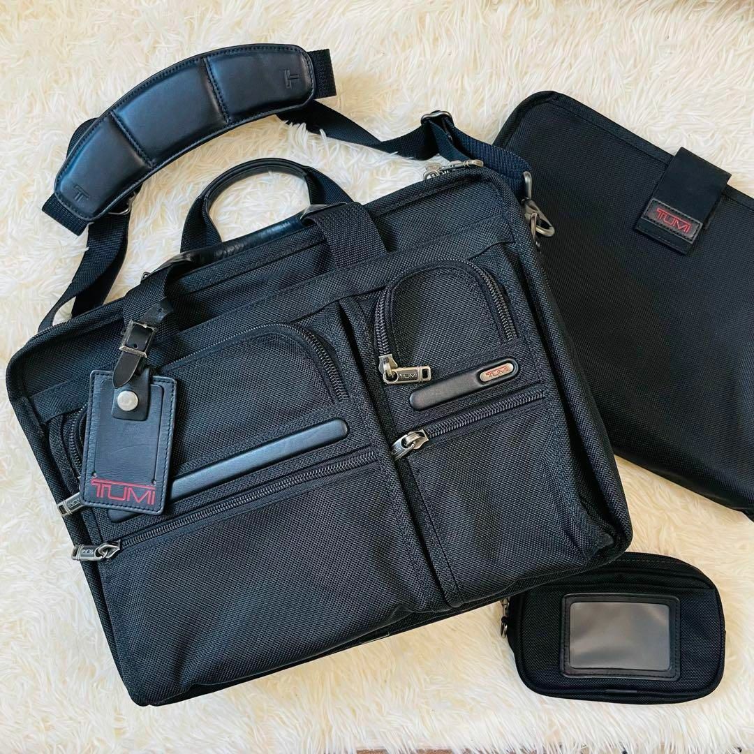 美品＊TUMI ブリーフケース 3way オーガナイザー ビジネスバッグ A4バッグ