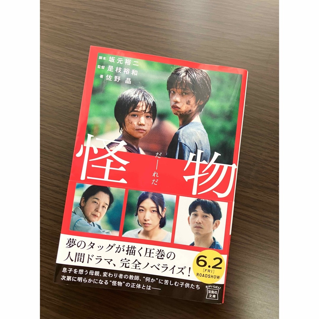 宝島社(タカラジマシャ)の怪物  ノベライズ　単行本 エンタメ/ホビーの本(その他)の商品写真