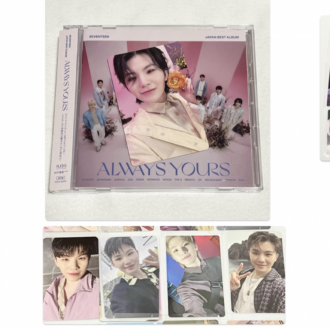 SEVENTEEN(セブンティーン)のAlways yours 通常盤 ウジ トレカ エンタメ/ホビーのCD(K-POP/アジア)の商品写真