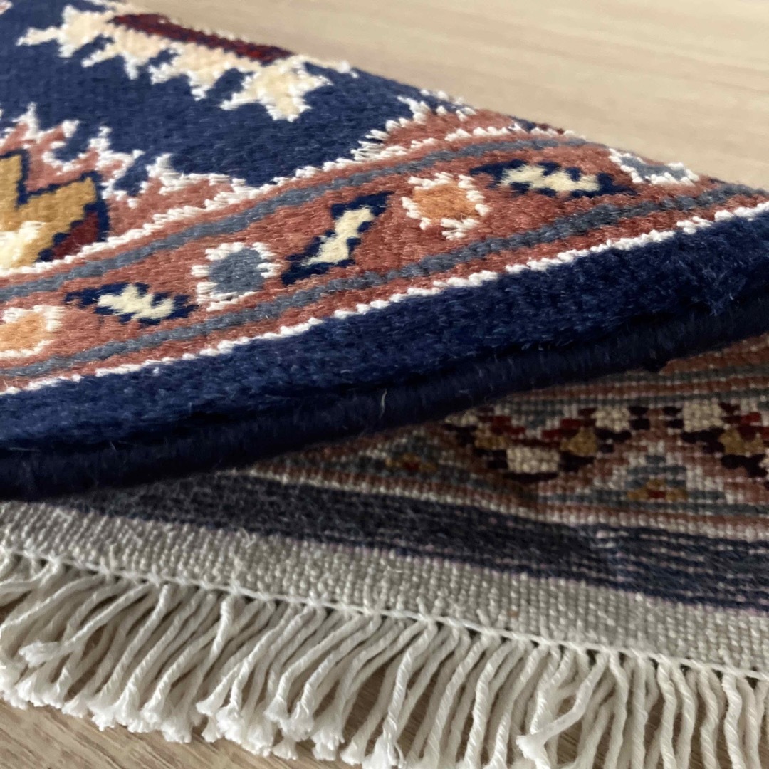 32cmx32cm ミニラグ　手織り絨毯　パキスタン産 5