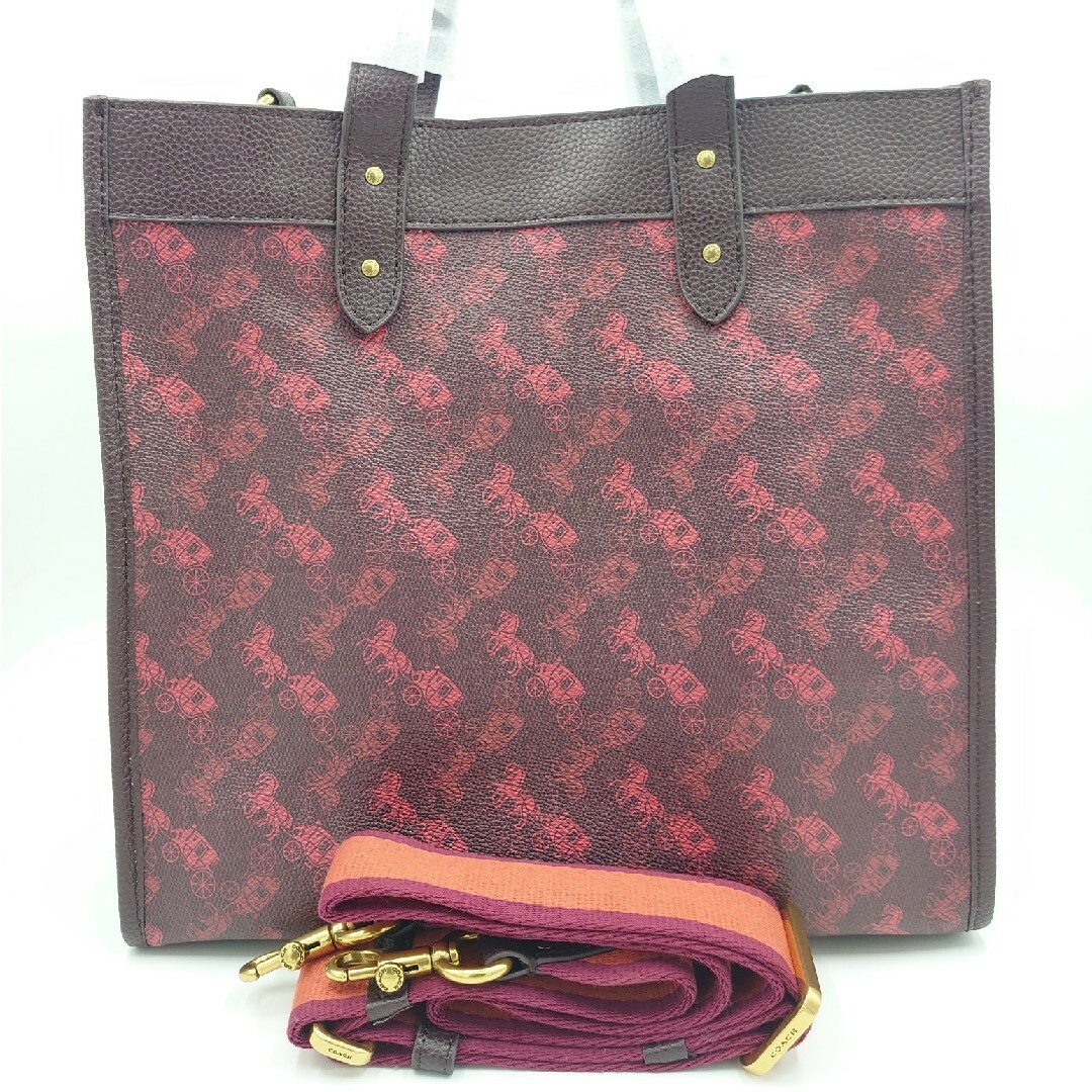 【新品】 COACH トートバッグ 2way ホースアンドキャリッジ フィールド 【新品】 COACH トートバッグ 2way ホースアンドキャリッジ フィールド