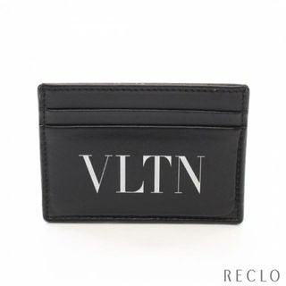 ヴァレンティノガラヴァーニ(valentino garavani)のVLTN カードケース レザー ブラック ホワイト(その他)