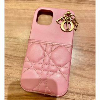 LADY DIOR IPHONE ケース カナージュラムスキン ピンク