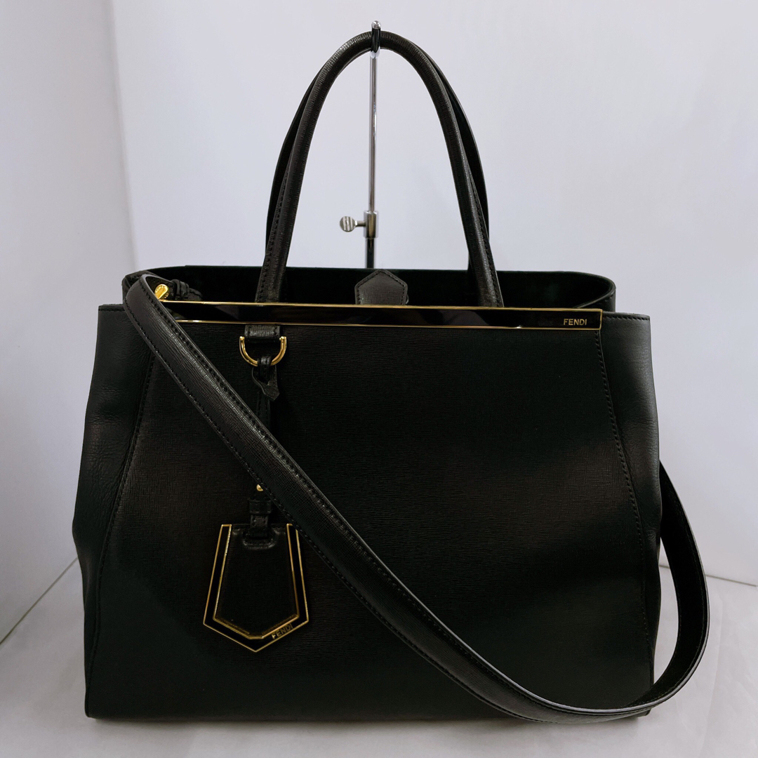 フェンディ FENDI トゥージュール  2WAYバッグ 8BH250 ブラック