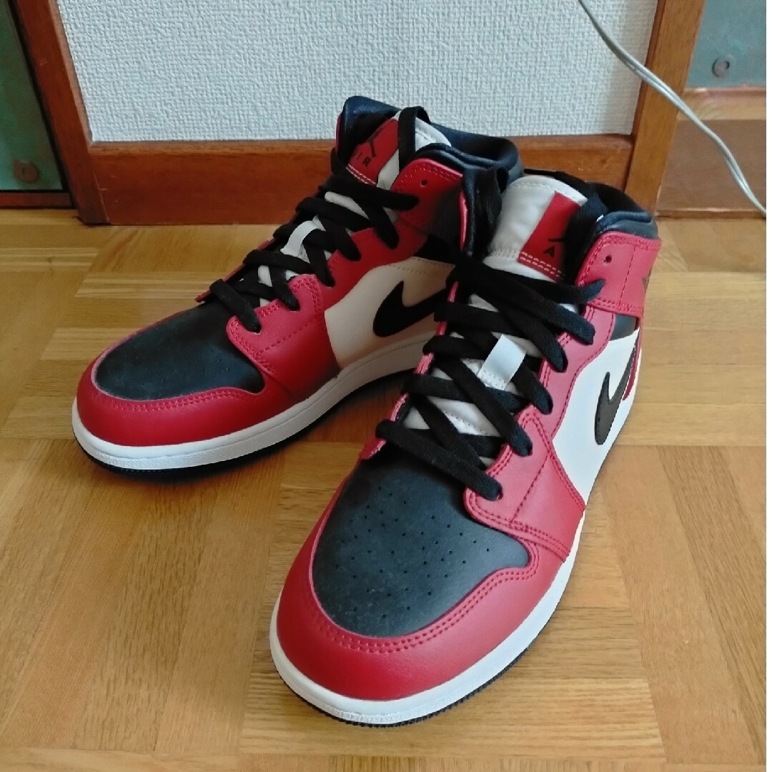 Jordan Brand（NIKE） - ナイキGS エアジョーダン1 ミッド 24cm 箱付き