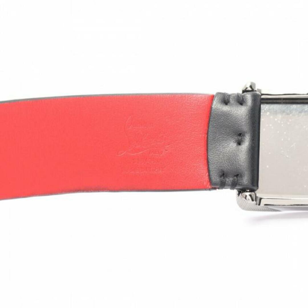 Ricky ベルト レザー ブラック シルバー金具 | hartwellspremium.com
