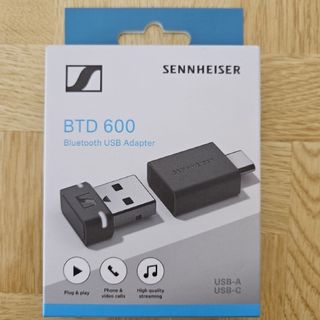 ゼンハイザー(SENNHEISER)のゼンハイザー BTD600 Bluetooth アダプタ(ヘッドフォン/イヤフォン)