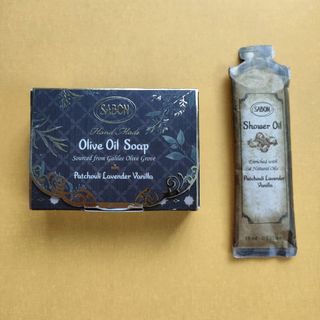 サボン(SABON)のSABON ソリッドソープ　パチュリ.ラベンダー.バニラ(ボディソープ/石鹸)