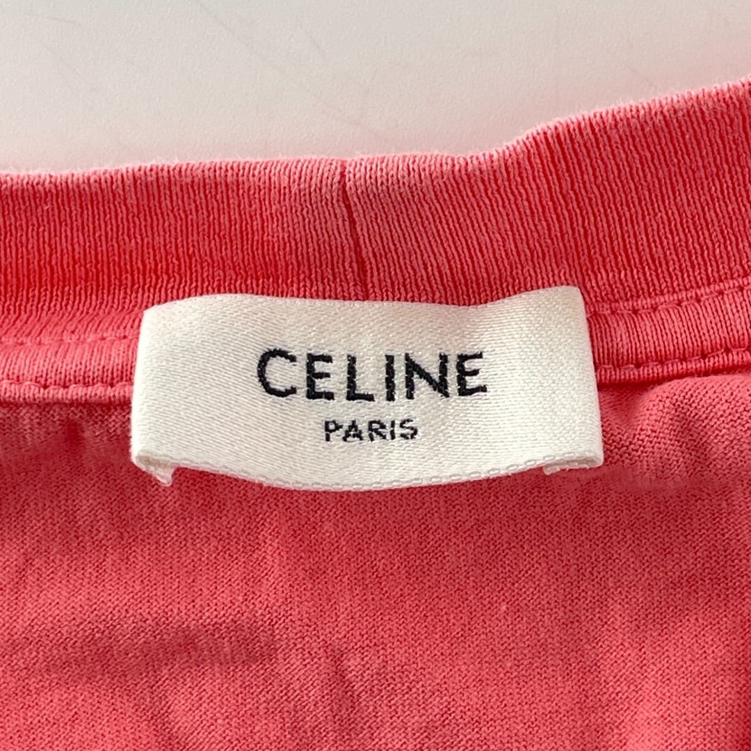 celine(セリーヌ)のセリーヌ ピンク 2X681671Q ロゴ クルーネック Tシャツ XS メンズのトップス(その他)の商品写真