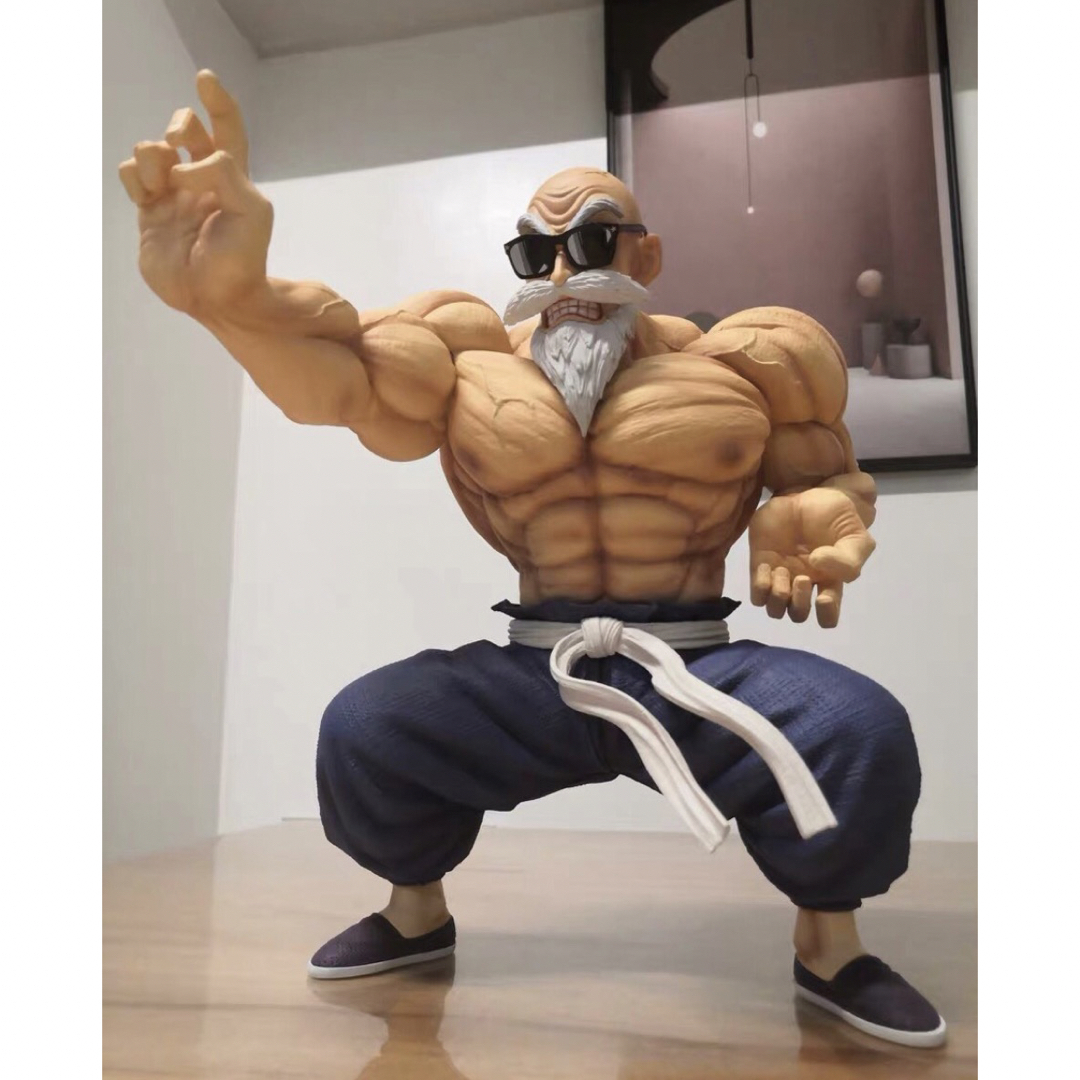 16cm 亀仙人　孫悟空　ドラゴンボール フィギュア　PVC製品 ガレージキット