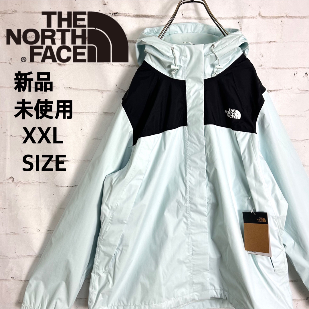 THE NORTH FACE - 新品‼︎海外限定 黒×水色 ノースフェイス ビッグ