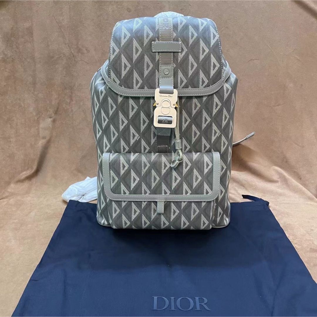 Dior(ディオール)のDIOR HIT THE ROAD バックパック CD Diamondキャンバス メンズのバッグ(バッグパック/リュック)の商品写真