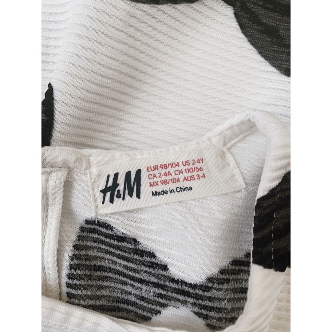 H&M(エイチアンドエム)の女の子 タンクトップ ワンピース キッズ/ベビー/マタニティのキッズ服女の子用(90cm~)(ワンピース)の商品写真