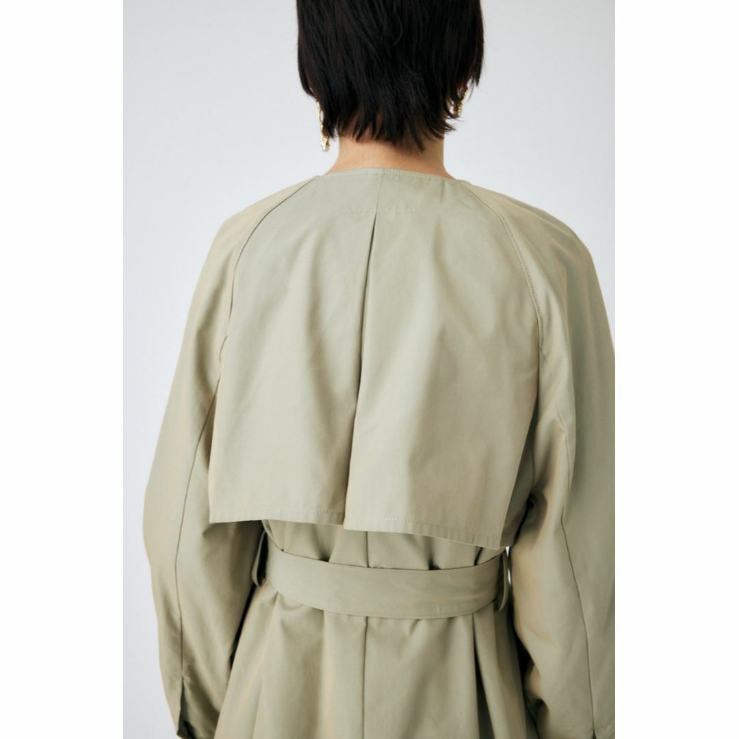 moussy - ☆新品・未使用・タグ付☆COLLARLESS TRENCH コート moussyの