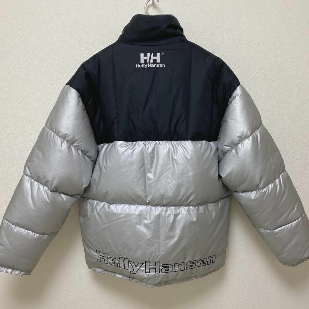 Helly HansenビッグロゴPufferダウンジャケットL肉厚