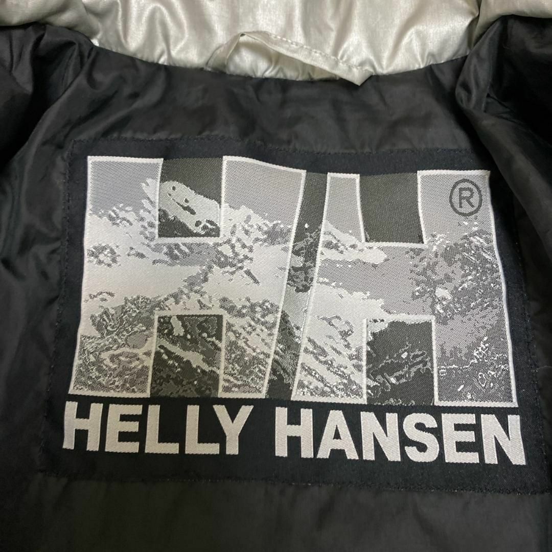 Helly HansenビッグロゴPufferダウンジャケットL肉厚