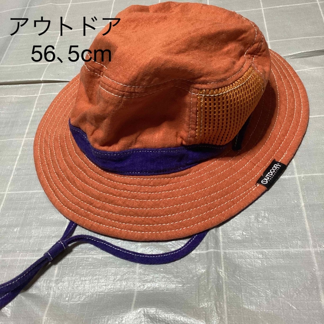 OUTDOOR(アウトドア)の値下げ　¥2222→¥2111  アウトドア帽子　あご紐付き　56、5cm レディースの帽子(ハット)の商品写真