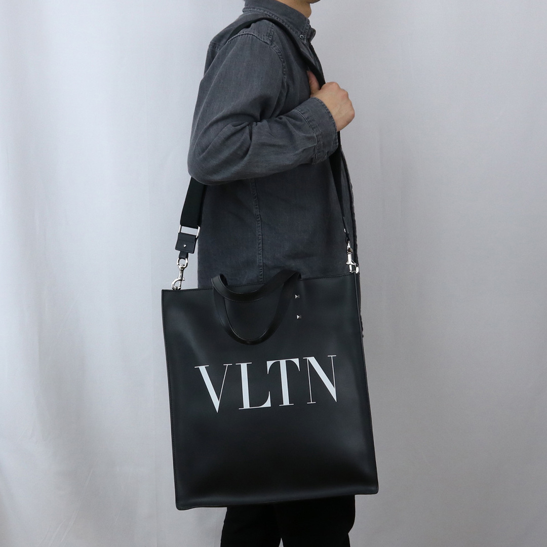 VALENTINO ヴァレンティノ VLTNトート YB0731WJW トートバッグ レザー【中古】 メンズ