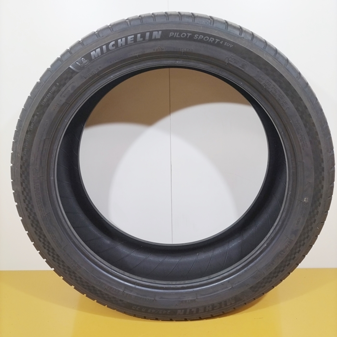 送料無料 MICHELIN ミシュラン 245/45R20 103V XL PILOT SPORT4 SUV 夏タイヤ サマータイヤ 2本セット [ A3423K ] 【中古タイヤ】 自動車/バイクの自動車(タイヤ・ホイールセット)の商品写真