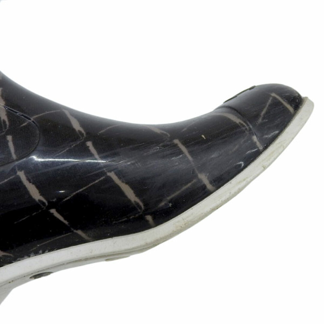 CHANEL(シャネル)のシャネル CHANEL マトラッセ ラバー レインブーツ レディース ブラック size38 Y01945 レディースの靴/シューズ(ブーツ)の商品写真