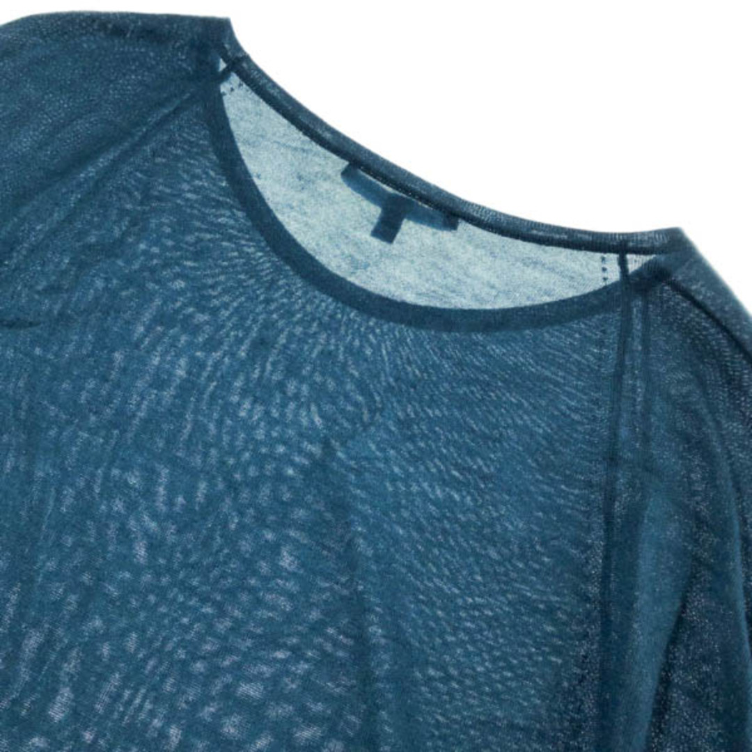 Gucci(グッチ)のグッチ GUCCI カシミヤ シルク ドルマン ニット レディース ブルー L Y02036 レディースのトップス(ニット/セーター)の商品写真