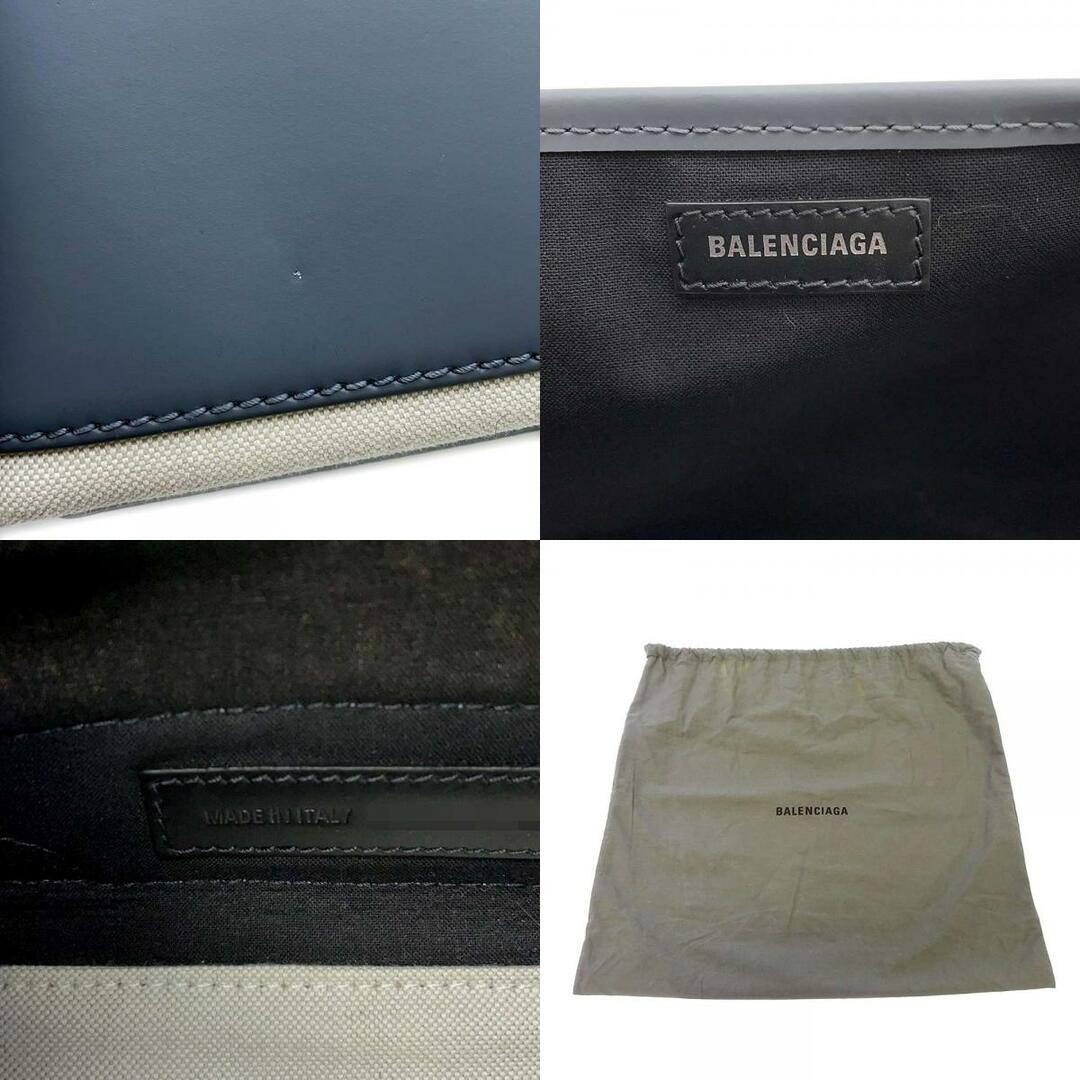 Balenciaga バレンシアガ トートバッグ ネイビーカバス S ポーチ付
