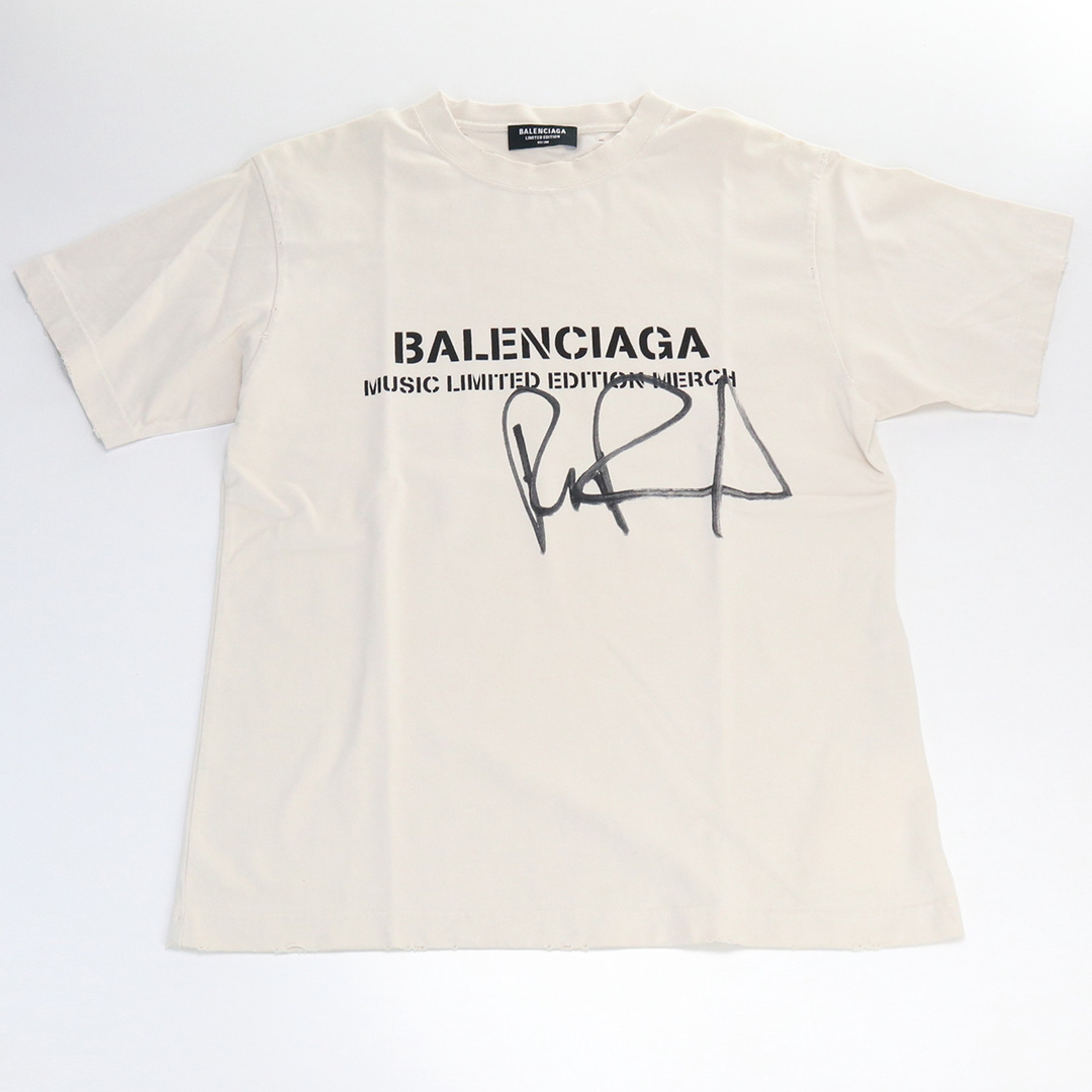 BALENCIAGA バレンシアガ メルポール・チャールズ 508203 TBU42 4128 Tシャツ コットン/コットン100% メンズ