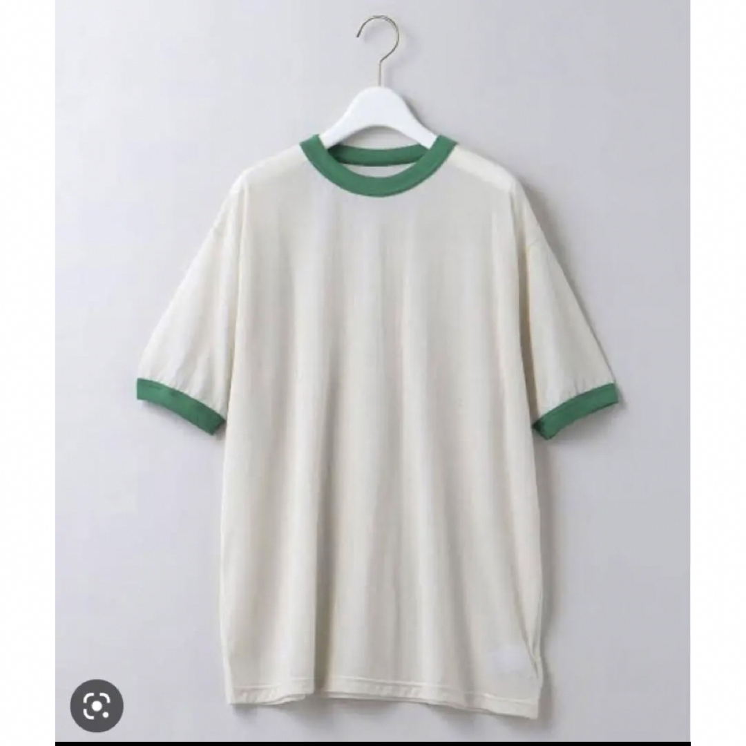 6(ROKU) COTTON NYLON RINGER T-SHIRT Tシャツ