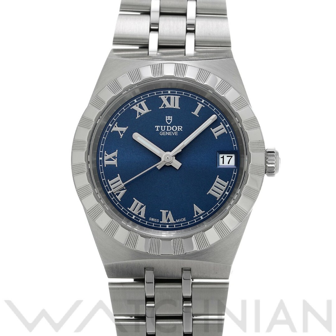 チューダー/チュードル TUDOR ロイヤル 28400 ブルー ステンレススチール 自動巻き ユニセックス 腕時計