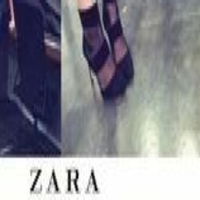 ZARA(ザラ)のZARA メッシュレザーハイヒールブーツ レディースの靴/シューズ(ブーツ)の商品写真