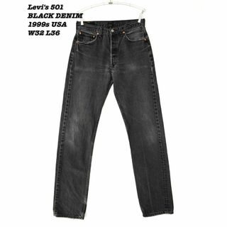 リーバイス(Levi's)のLevi's 501 BLACK DENIM PANTS USA W32 L36(デニム/ジーンズ)