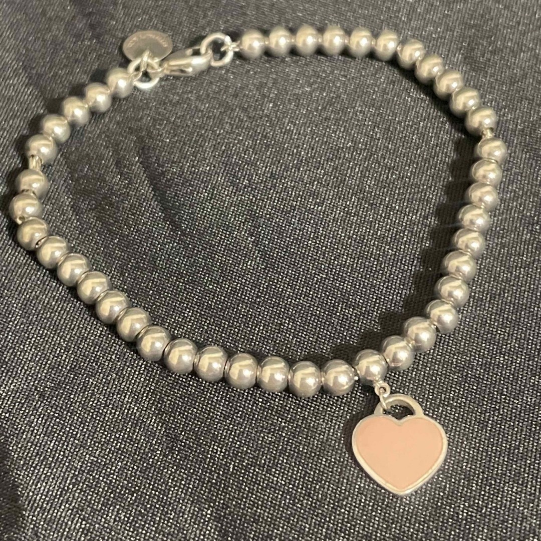 TIFFANY&Co.のハートチャームのブレスレット