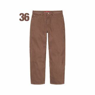 Supreme Baggy Jean brown 30シュプリーム バギージーン