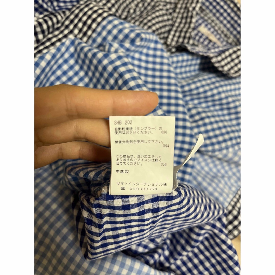 HIROMICHI NAKANO(ヒロミチナカノ)のヒロミチ　ワイシャツ　ブルーチェック メンズのトップス(シャツ)の商品写真
