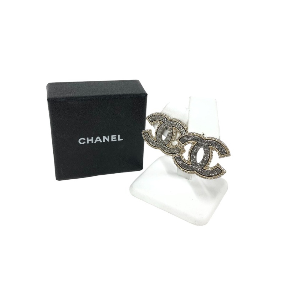 シャネル CHANEL ココマーク ピアス シルバー・ゴールド メタル・ストラス アクセサリー