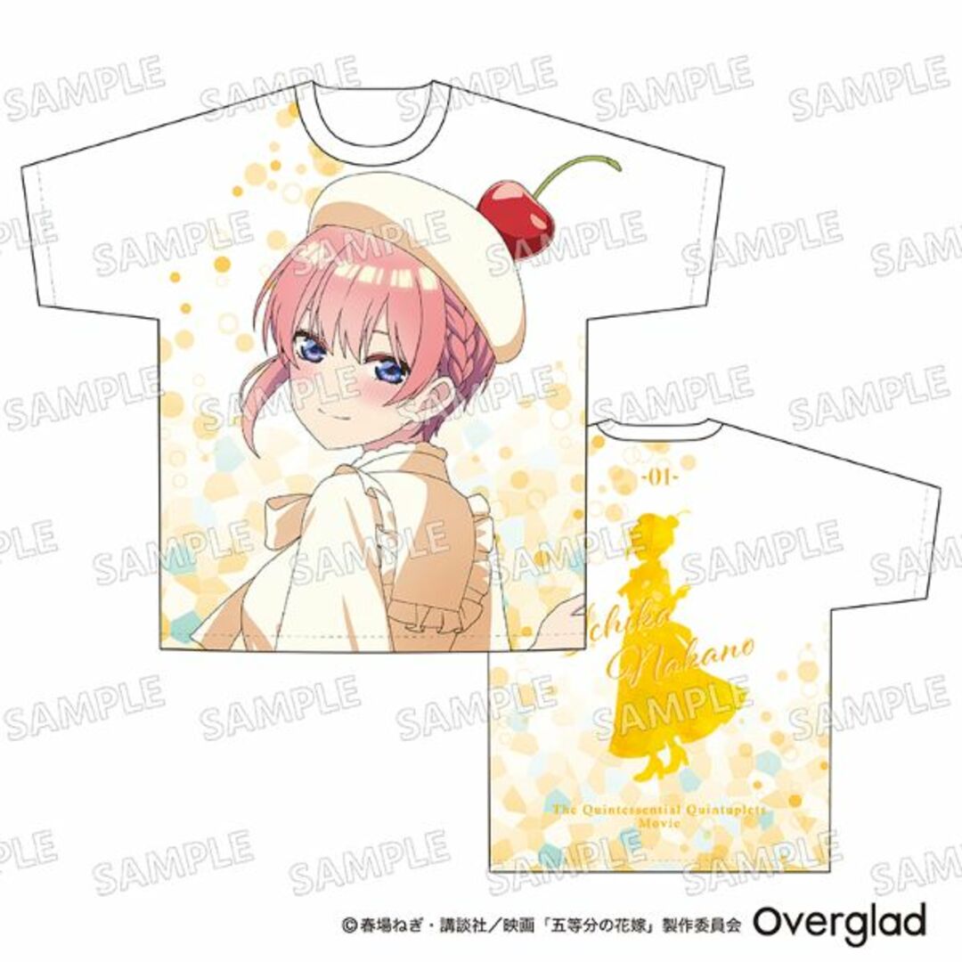 ファッション小物五等分の花嫁 フルグラフィックTシャツXL クリームソーダver.（中野一花）