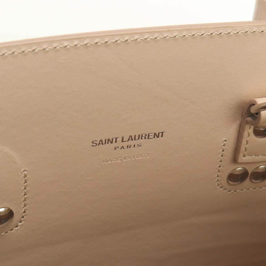 《美品》Yves Saint Laurent ミューズ ハンドバッグ A4収納可