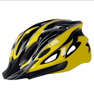 ヘルメット 黄×黒 シルバーライン スケートボード ローラースケート(ウエア)