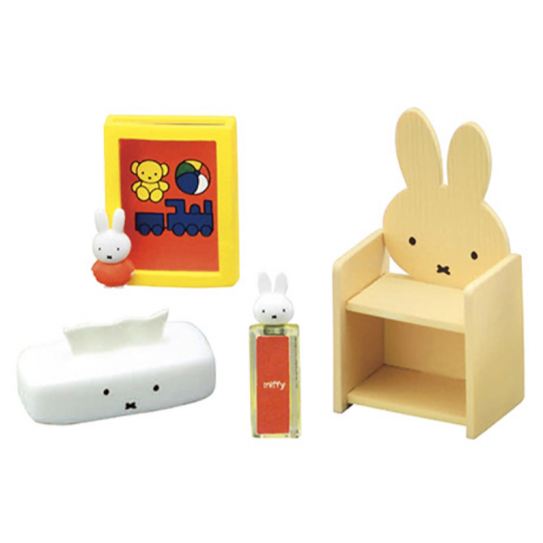 miffy(ミッフィー)のミッフィーのいる生活　③お部屋でリラックス　miffy リーメント　shelf エンタメ/ホビーのフィギュア(その他)の商品写真